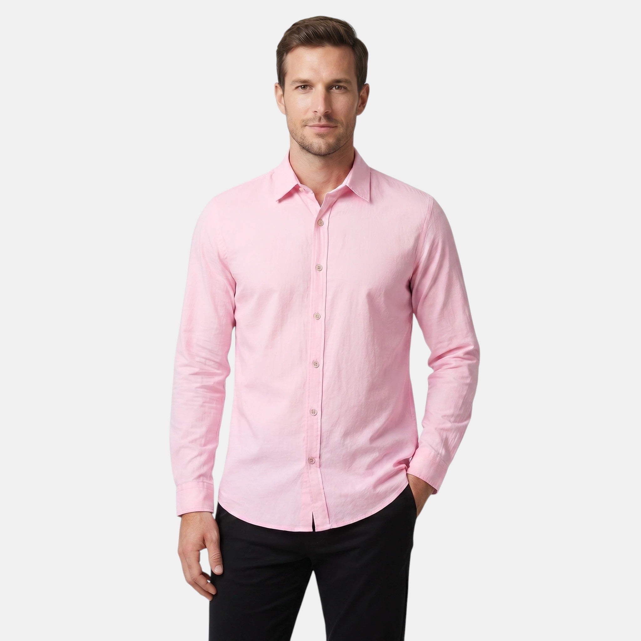 Men's Long Sleeve Blouse Shirt