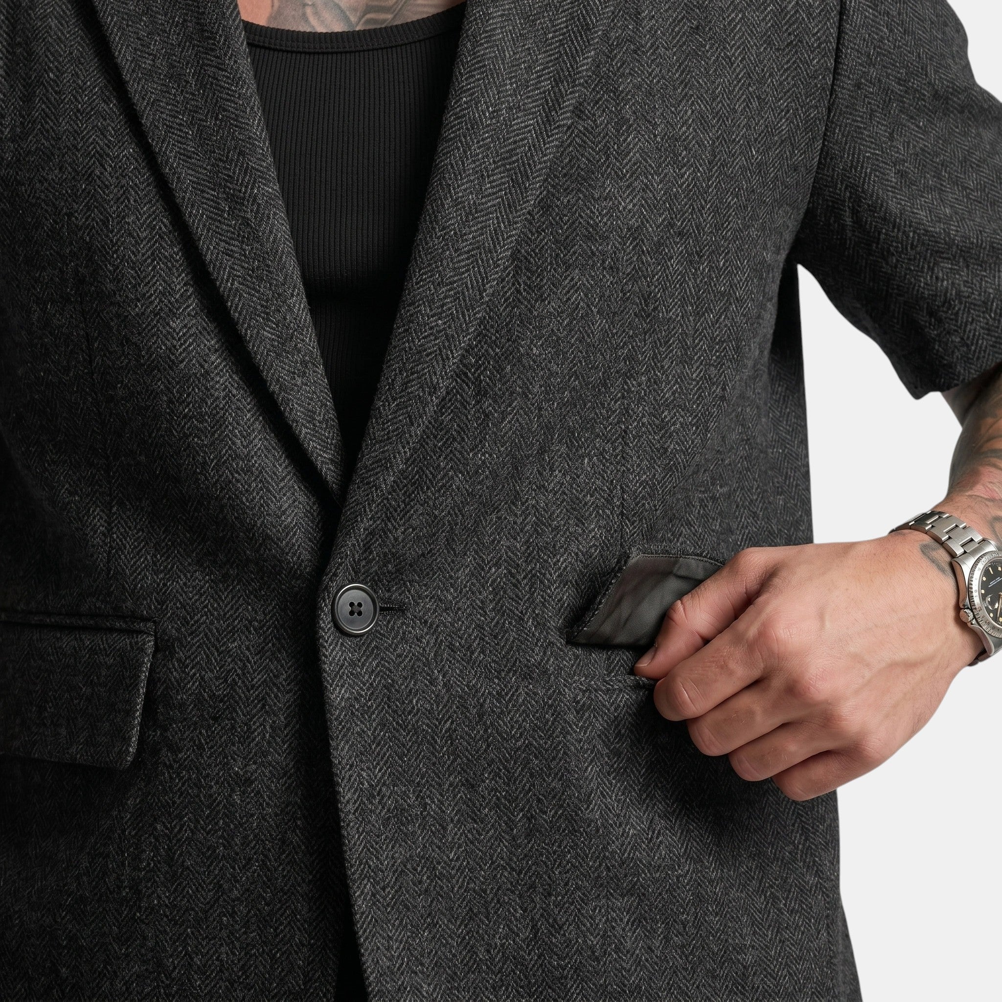 Men's Short Sleeve Shirt and Trousers Set