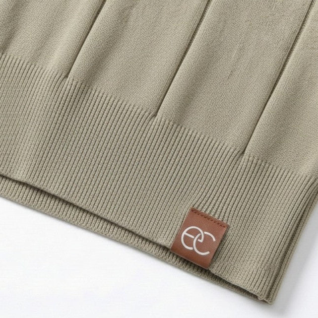 Men's Stylish Quarter-Zip Polo | Casual