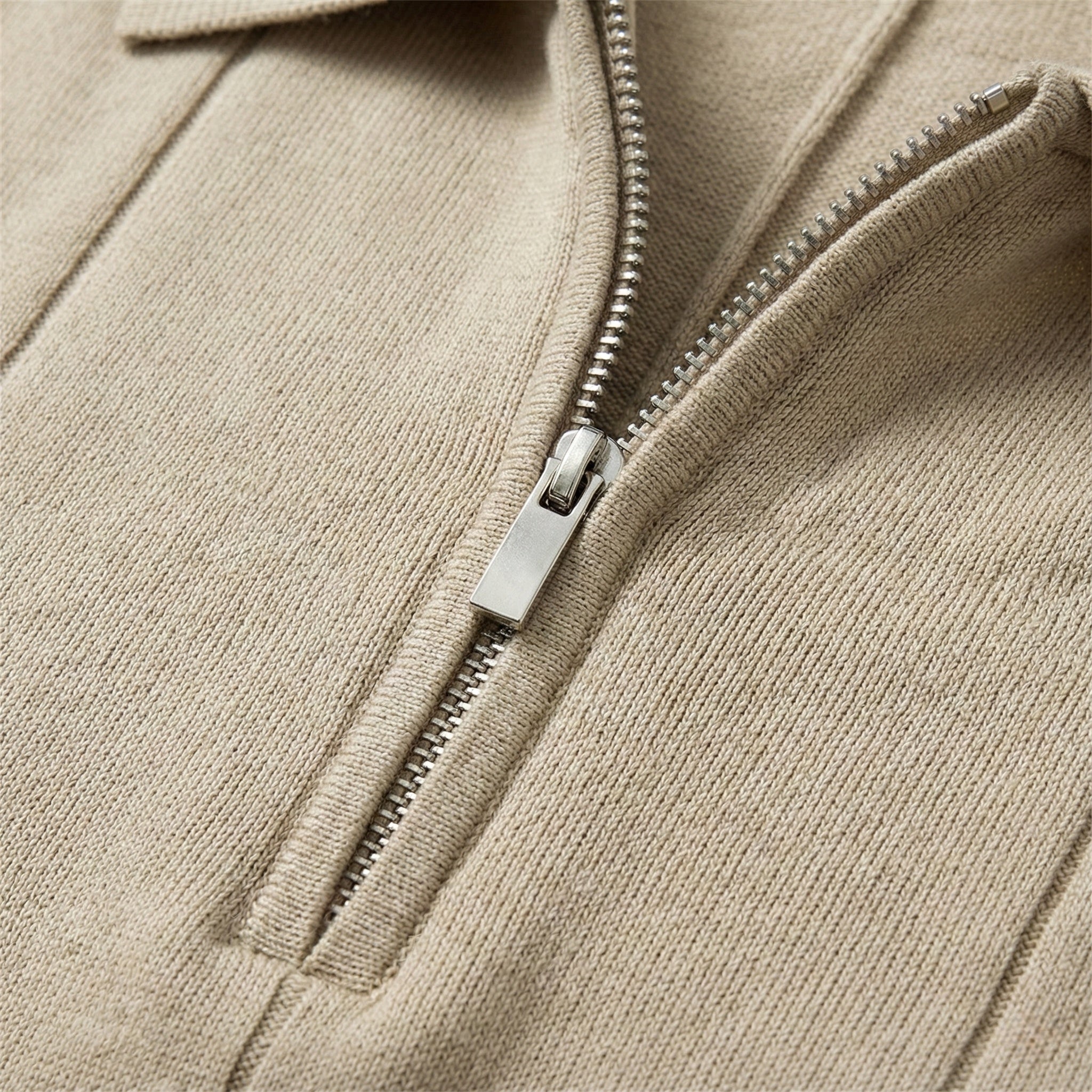 Men's Stylish Quarter-Zip Polo | Casual