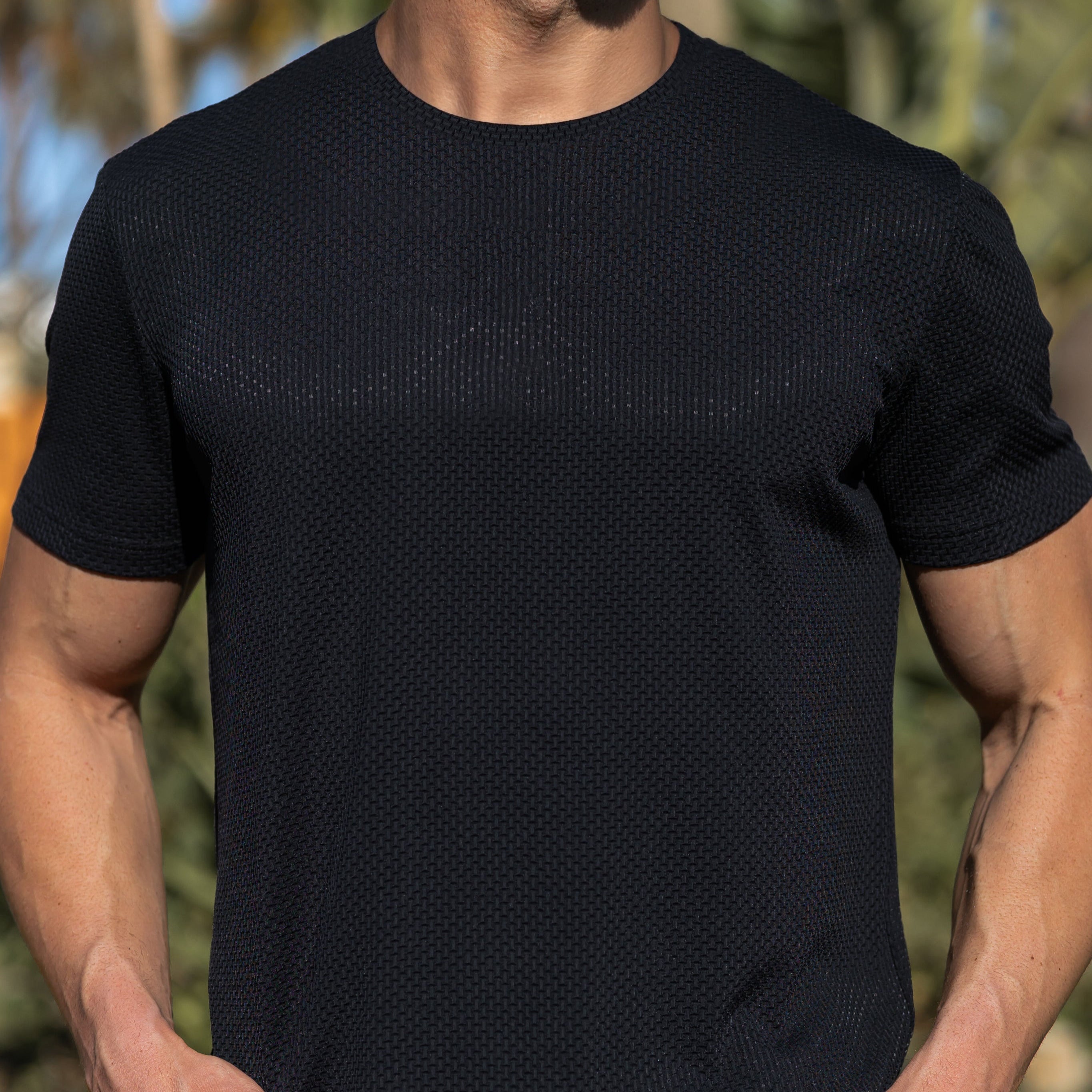 Men's Elegant Casual Tee | Short Sleeve