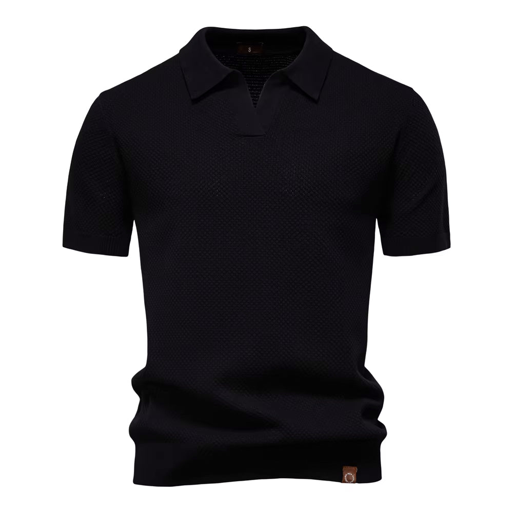 Men's Stylish Mesh Polo | Casual