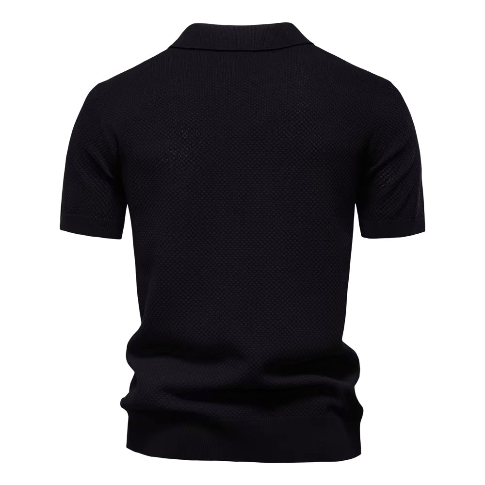 Men's Stylish Mesh Polo | Casual