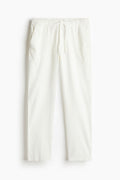 Men's Relaxed Fit Trousers with Drawstring Elastic Waist