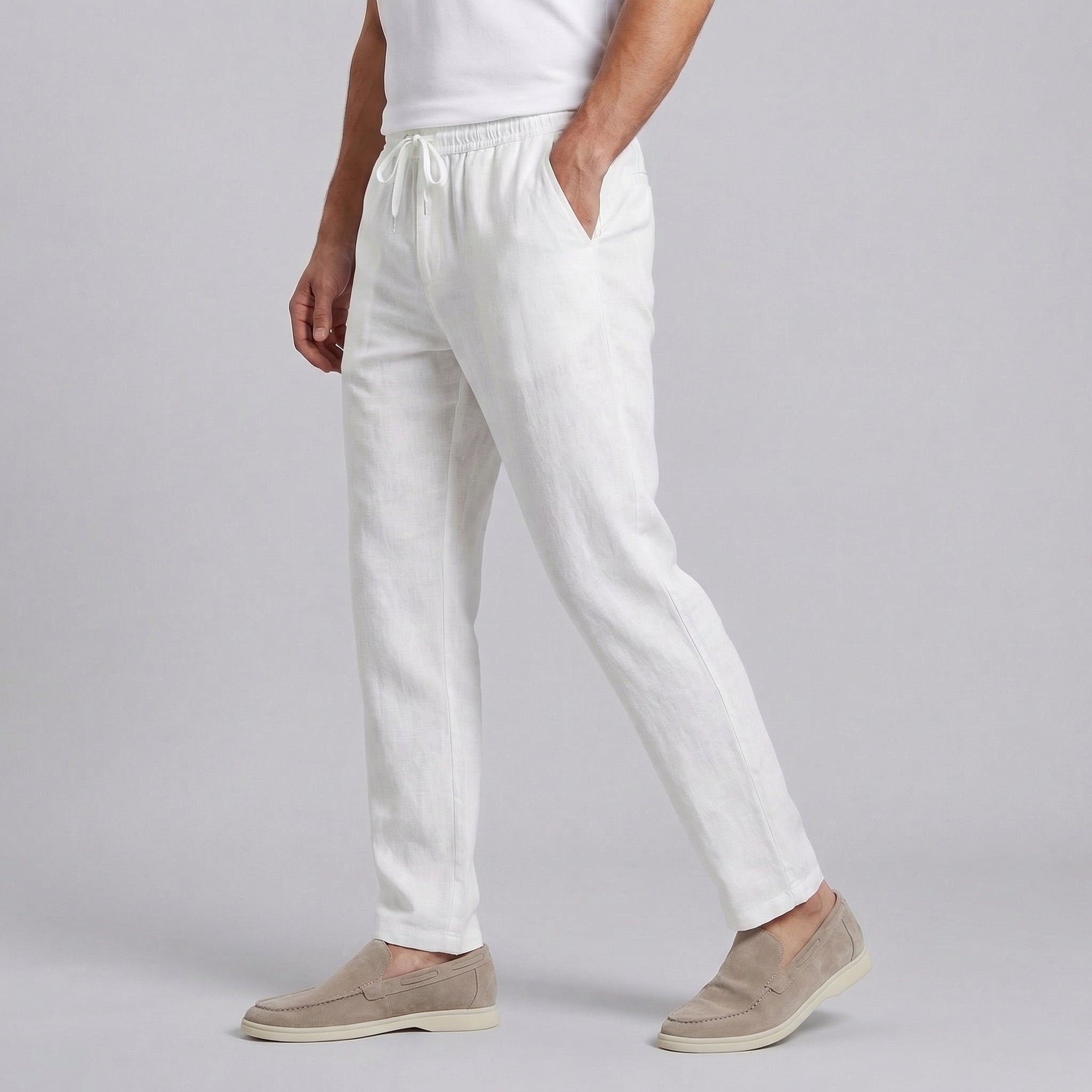 Men's Relaxed Fit Summer Trousers | Casual