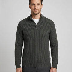 Men's Thick Knit Sweater Relaxed Fit Long Sleeve Crew Neck Casual Everyday - Front [Lystr 6acf2b28500fe86b88d98479:front]