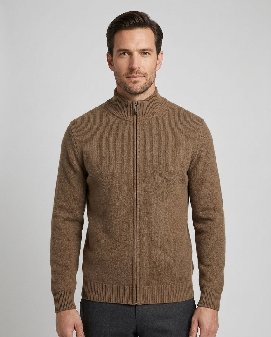 Men's Classic Crew Neck Sweater Slim Fit Long Sleeve Casual Everyday Wear - Front [Lystr 6acf2d2c500fe86b88d98485:front]