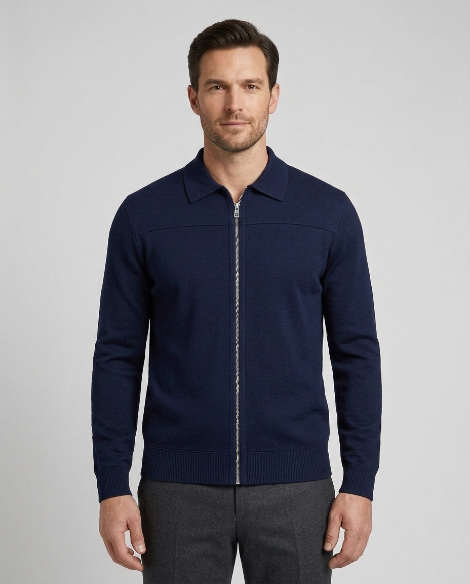 Men's Stand Collar Gilet Full Zip Layering Casual Everyday - Front [Lystr 6ad8a5e012cc3a36a9cfcd55:front]