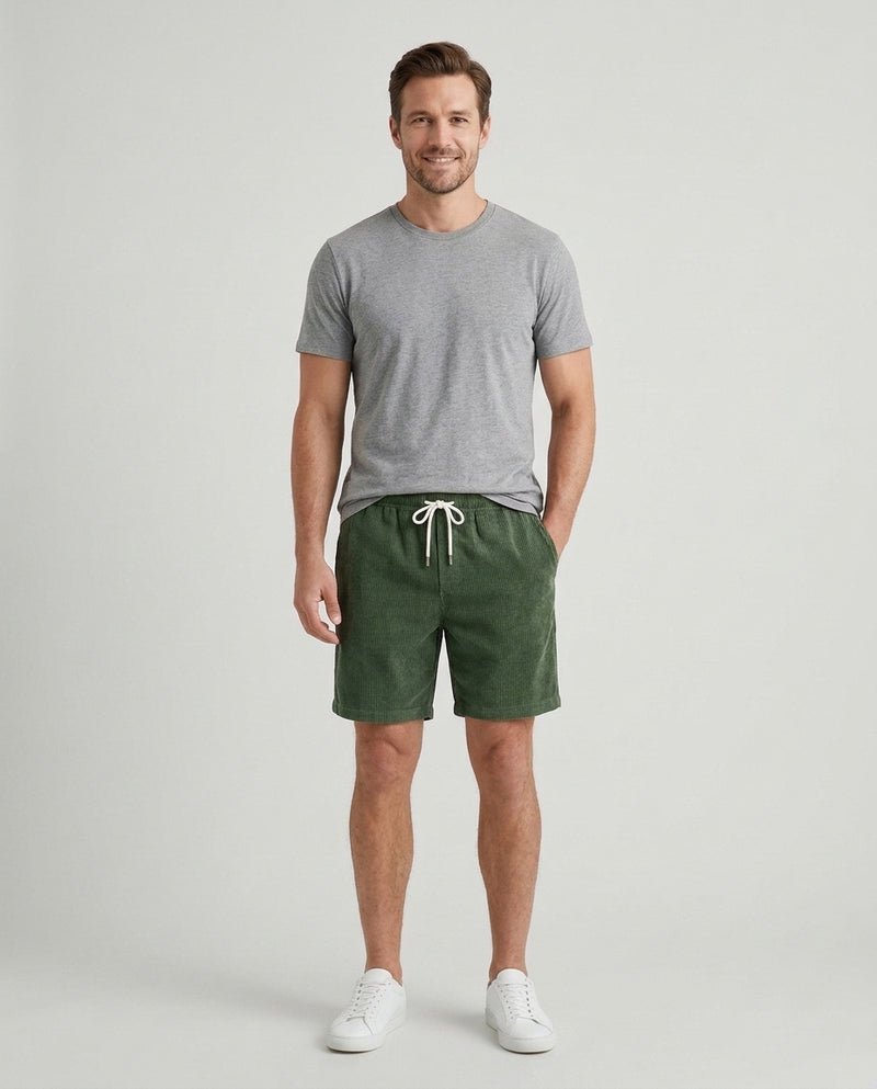 Men's Relaxed Fit Shorts Drawstring Elastic Waist Casual Everyday Beach Holiday Loungewear Chino Comfort Versatile Renner