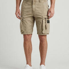 Men's Casual Cargo Shorts Drawstring Lightweight Versatile Outdoor Adventure - Front [Lystr 6ad9dd049c0f599a3b456a1d:front]