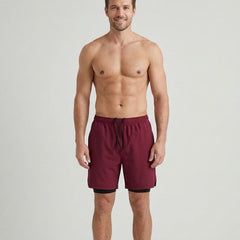 Men's Active Shorts Functional Quick-Dry Elastic Waist Drawstring Mesh Sport Gym Training Running Everyday Athletic Flint - Front [Lystr 6ad9ddc99c0f599a3b456a1f:front]