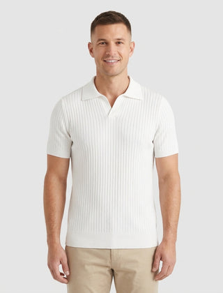 Men's Casual Polo Shirt Short-Sleeve Collared Relaxed Fit Everyday Wear - Front [Lystr 6adf50446960e74b6ead1a36:front]