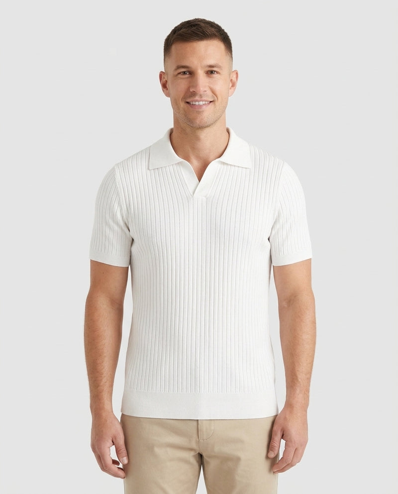 Men's Casual Polo Shirt Short-Sleeve Collared Relaxed Fit Everyday Wear