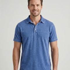 Men's Polo Shirt Refined Classic Short-Sleeve Collared Regular Fit Elegant Smart-Casual Casual Everyday Golf Ellison - Front [Lystr 6adf51a56960e74b6ead1a40:front]