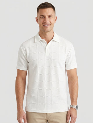 Men's Polo Shirt Tailored Fit Short-Sleeve Open Collar Casual Smart-Casual Everyday Golf Sport Camden - Front [Lystr 6adf53866960e74b6ead1a48:front]