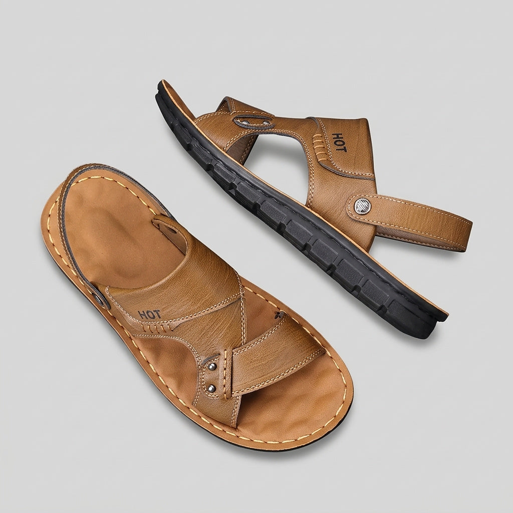 Men’s Casual Sandals with Adjustable Heel Strap