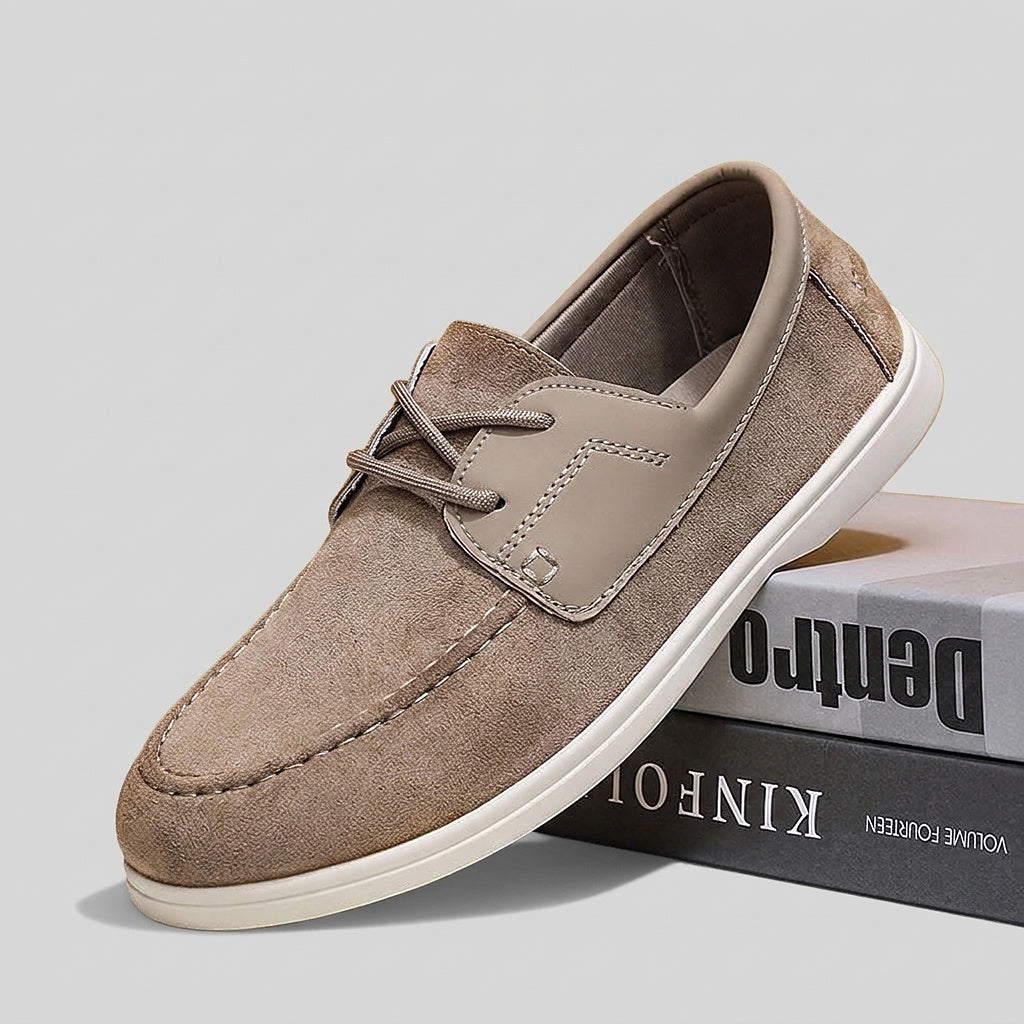 Men’s Casual Loafers with Lace-Up Detail