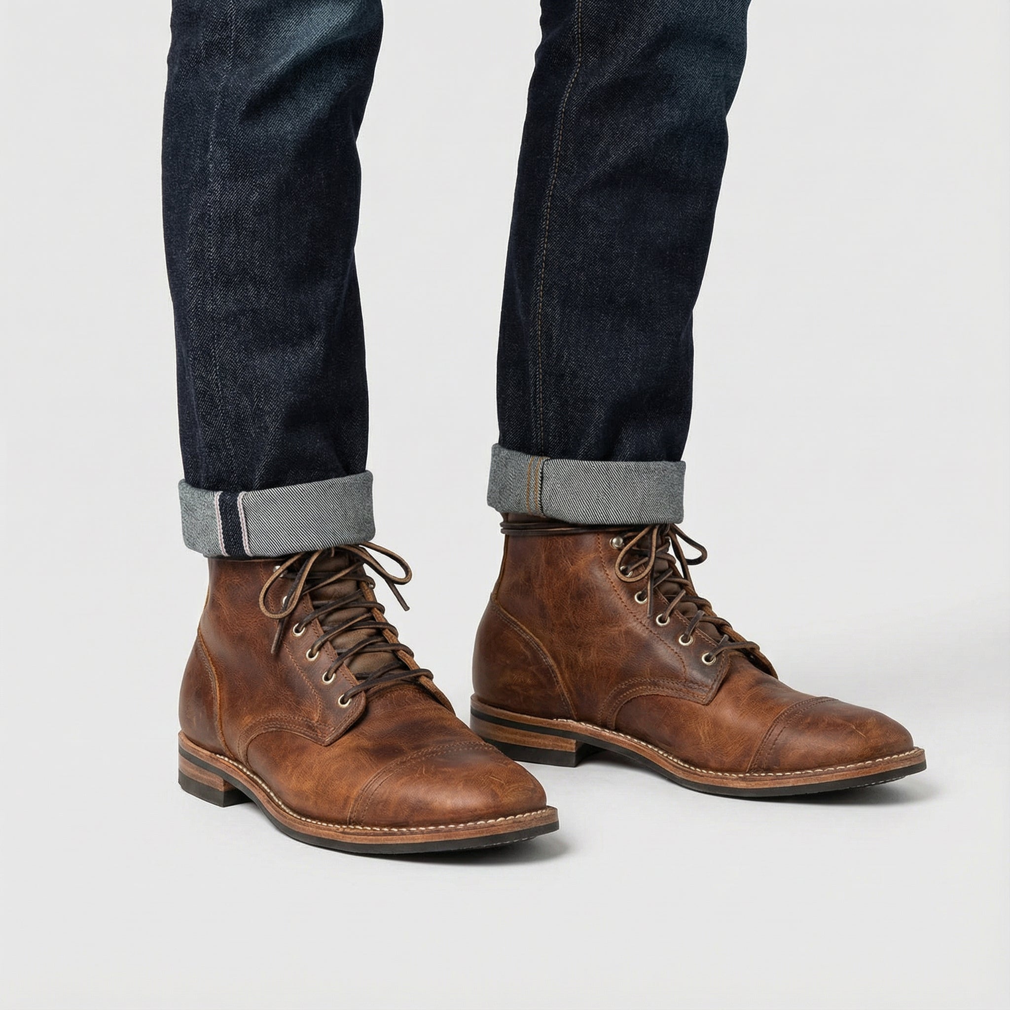 Men's Stylish Lace-Up Boots | Trendy