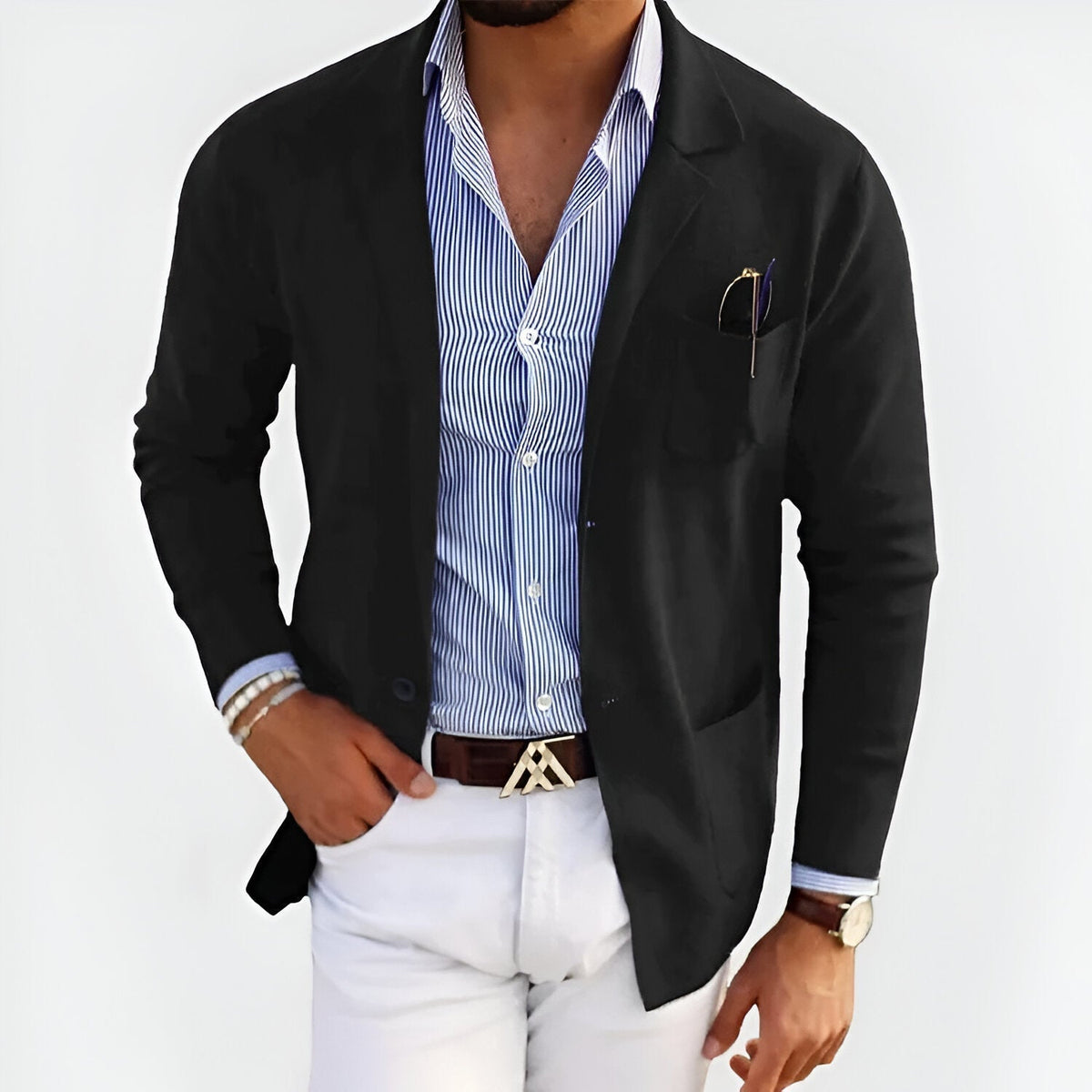 Men's Versatile Jacket Lightweight Minimalist Design Casual Everyday Layering
