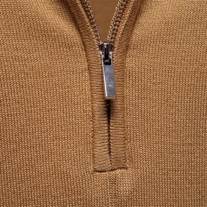 Men's Stylish Quarter-Zip Polo | Casual