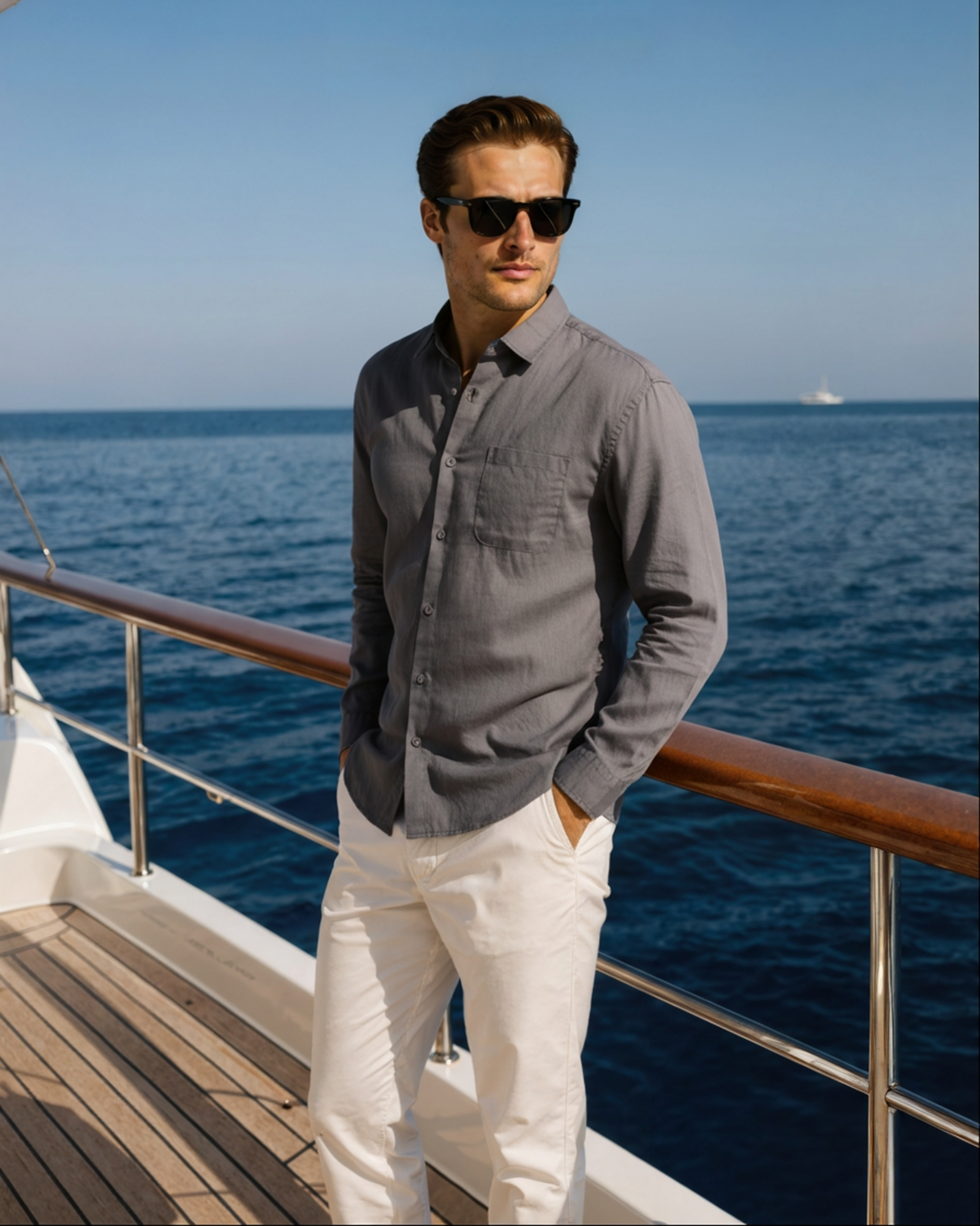 Men's Casual Button-Up Shirt | Classic