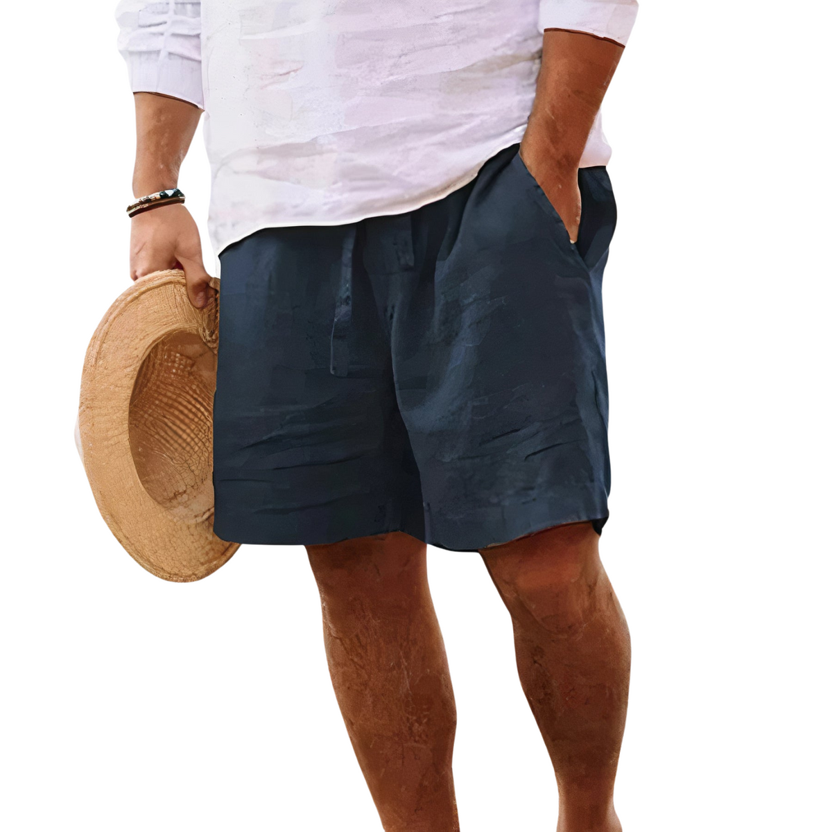 Men's Casual Summer Shorts Relaxed Fit Drawstring Elastic Waist Everyday Holiday Beach Loungewear Smart-Casual Warm Weather