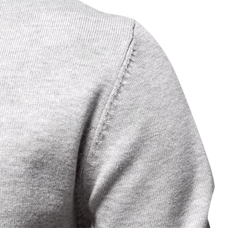 Men's Casual Quarter-Zip Pullover Relaxed Fit Everyday Layering
