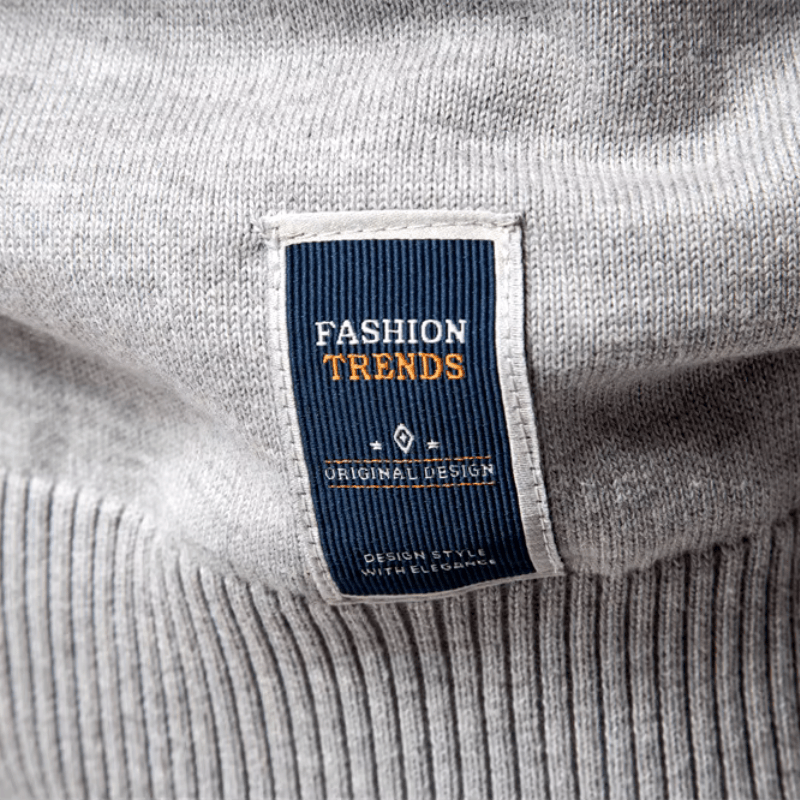 Men's Casual Quarter-Zip Pullover Relaxed Fit Everyday Layering