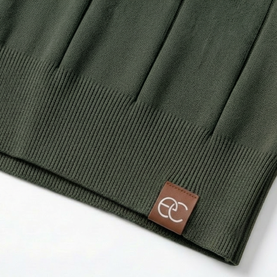 Men's Stylish Quarter-Zip Polo | Casual