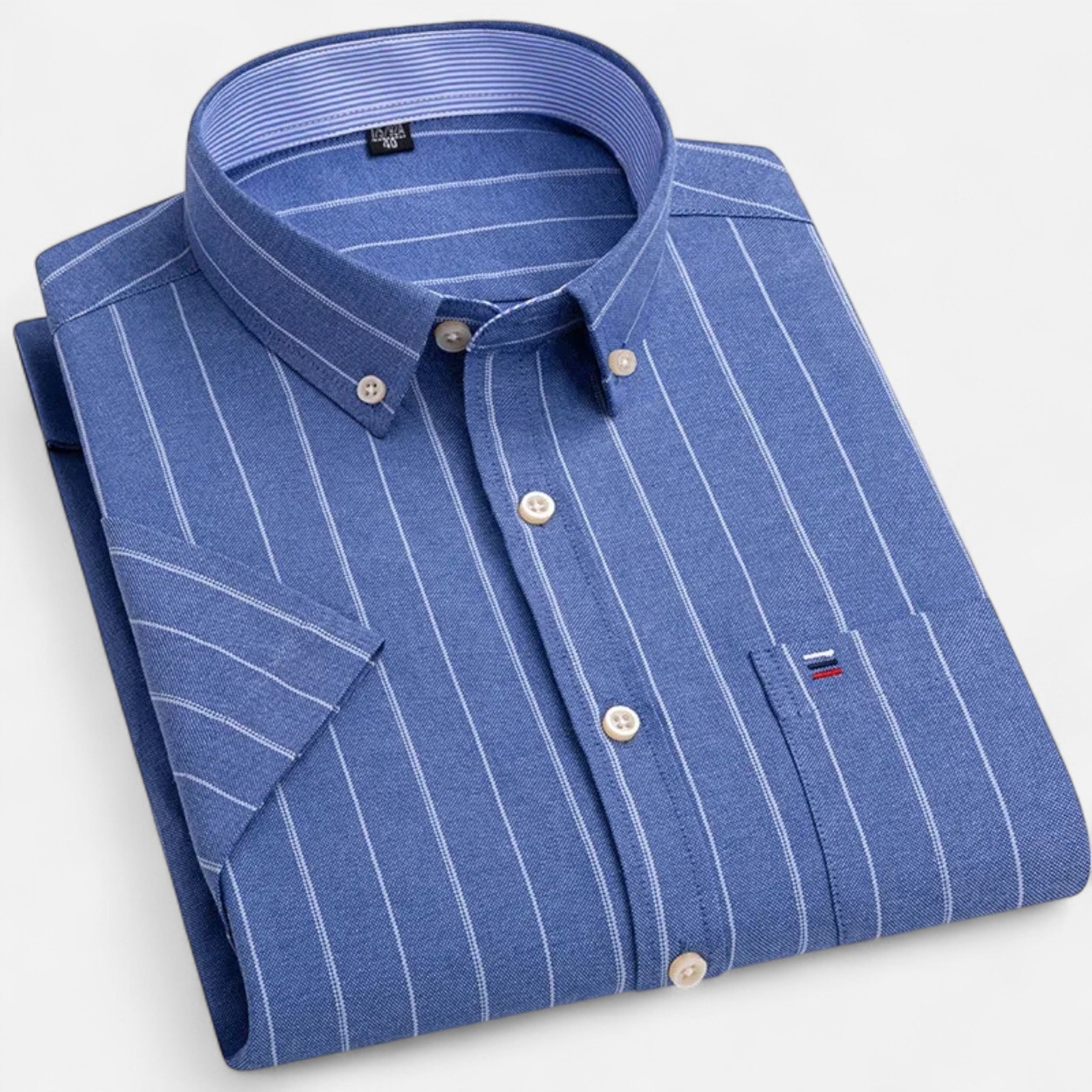 Men's Classic Short Sleeve Button-Up Shirt | Casual