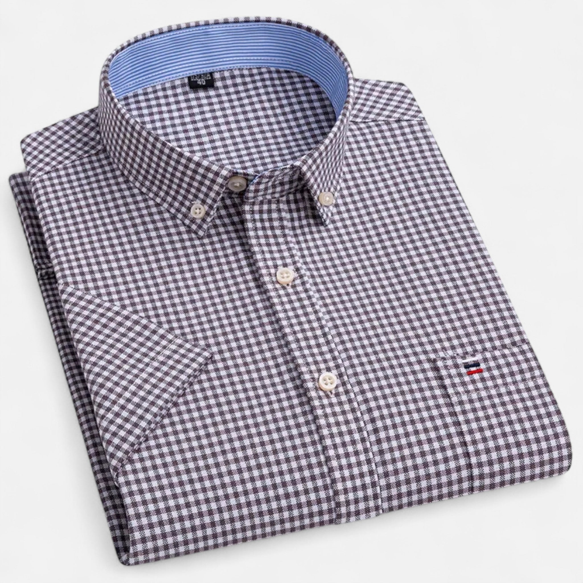 Men's Classic Short Sleeve Button-Up Shirt | Casual