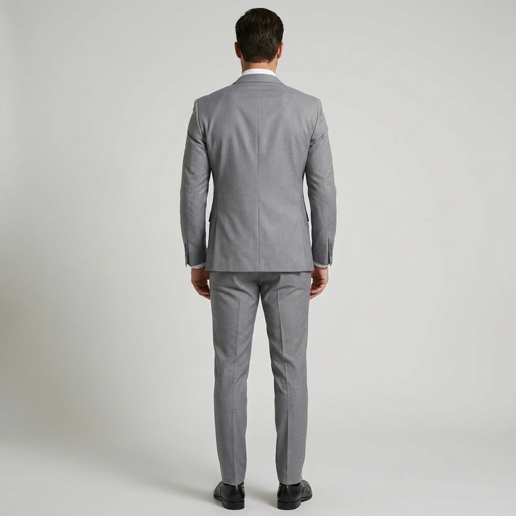 Men's Suit Set Slim Fit Blazer & Trousers Tailored Formal Wedding Business Occasion Classic Elegant Two-Piece
