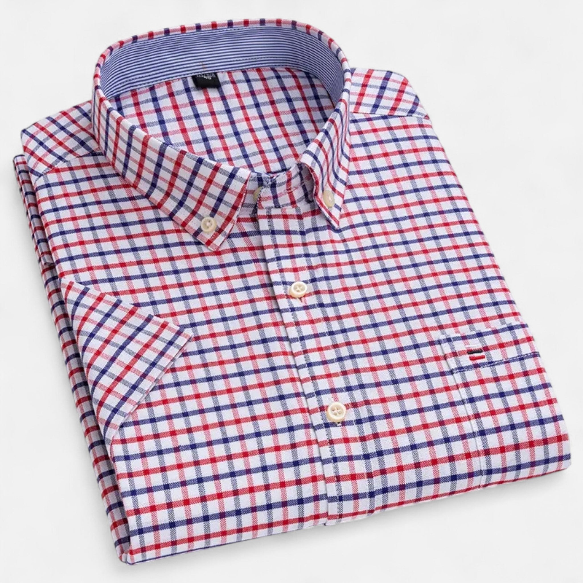 Men's Classic Short Sleeve Button-Up Shirt | Casual