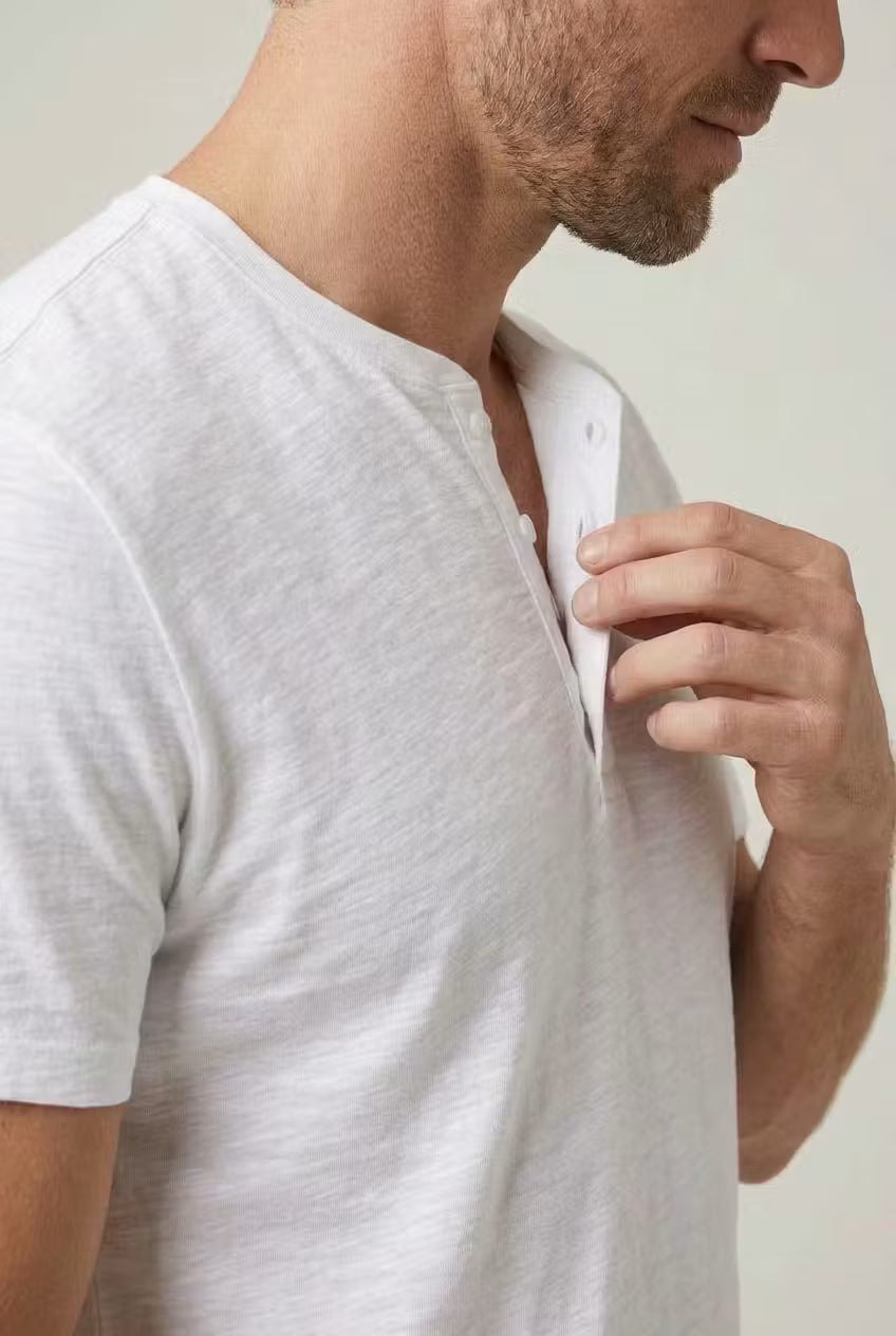 Men's Casual Henley Shirt | Short Sleeve