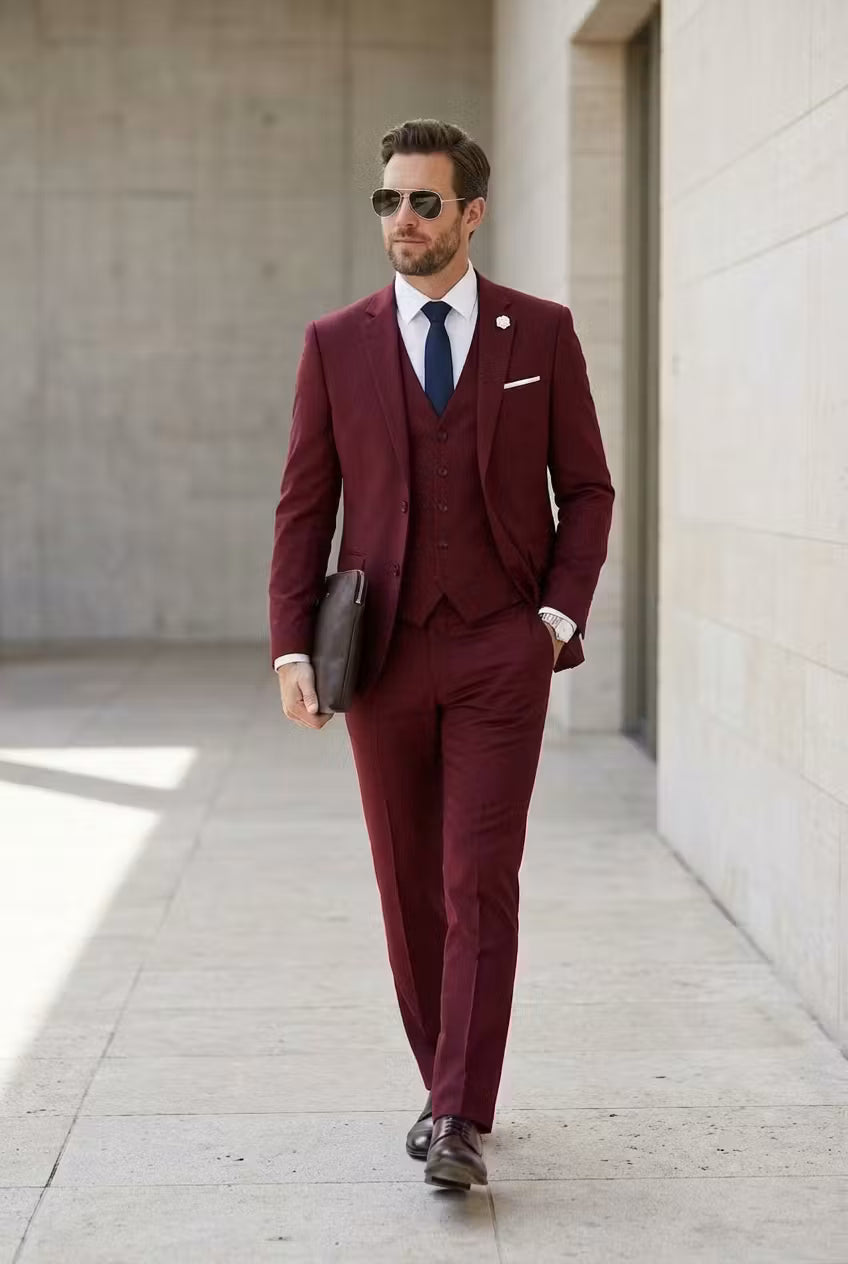 Men's Classic Tailored Suit Set | Elegant