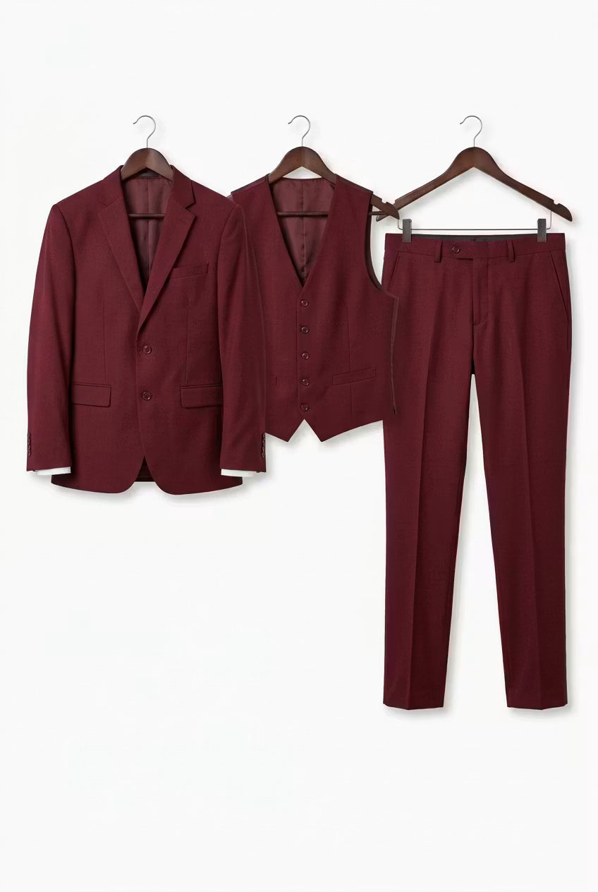 Men's Suit Set Tailored Slim Fit Blazer & Trousers Two-Piece Formal Wedding Business Occasion Classic Elegant Ashworth