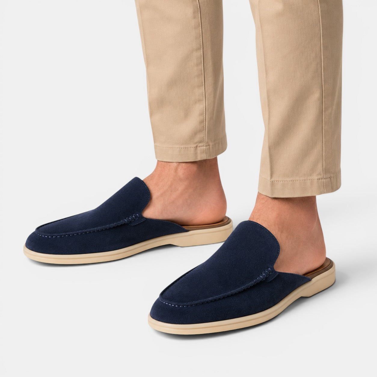 Men's Casual Suede Mules | Stylish