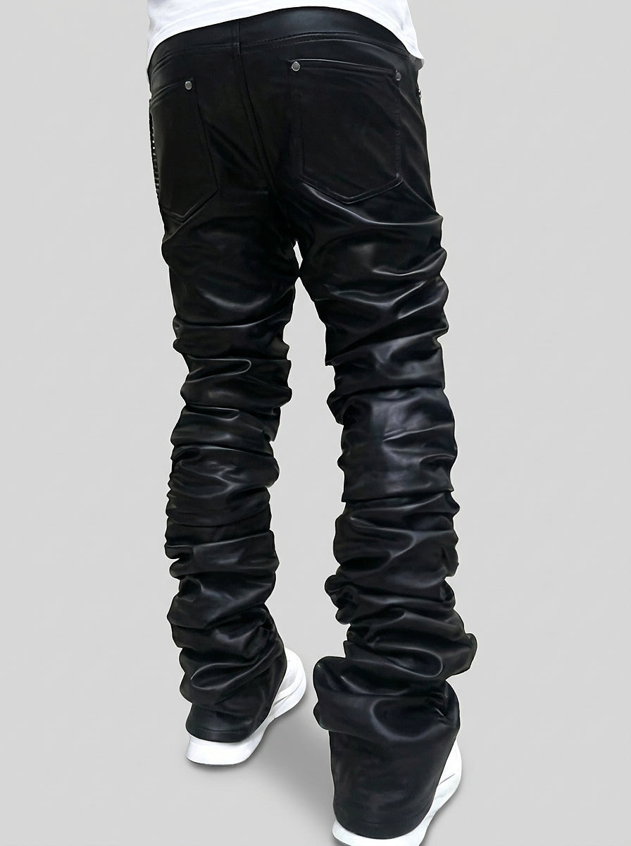 Men’s Ruched Straight-Leg Pants