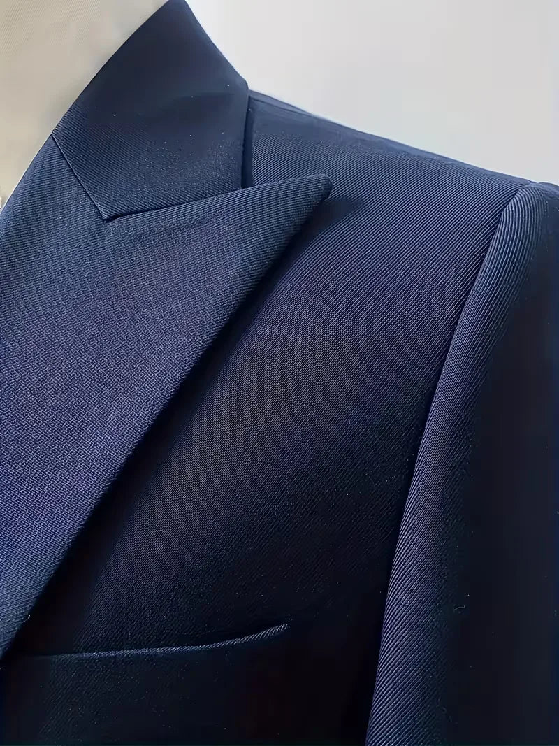 Men's Stylish Slim Fit Suit Set | Double-Breasted