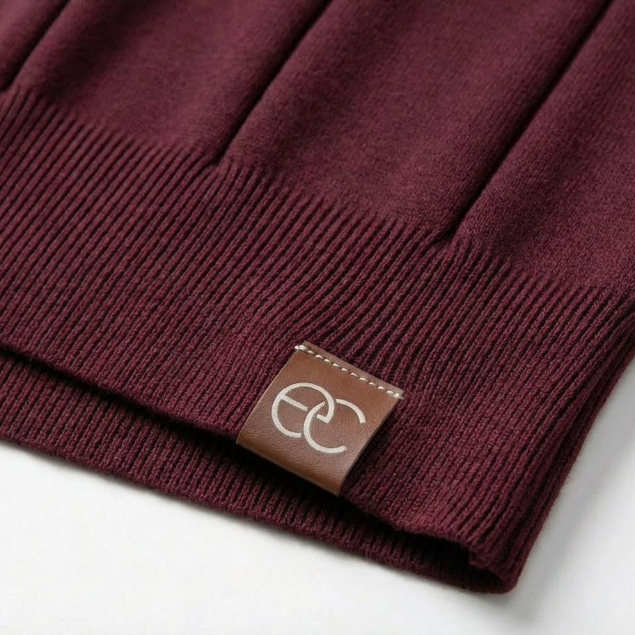 Men's Stylish Quarter-Zip Polo | Casual