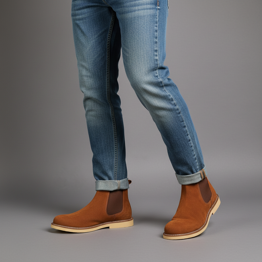 Men's Chelsea Boots Classic Ankle Style Sleek Design Versatile Everyday Wear