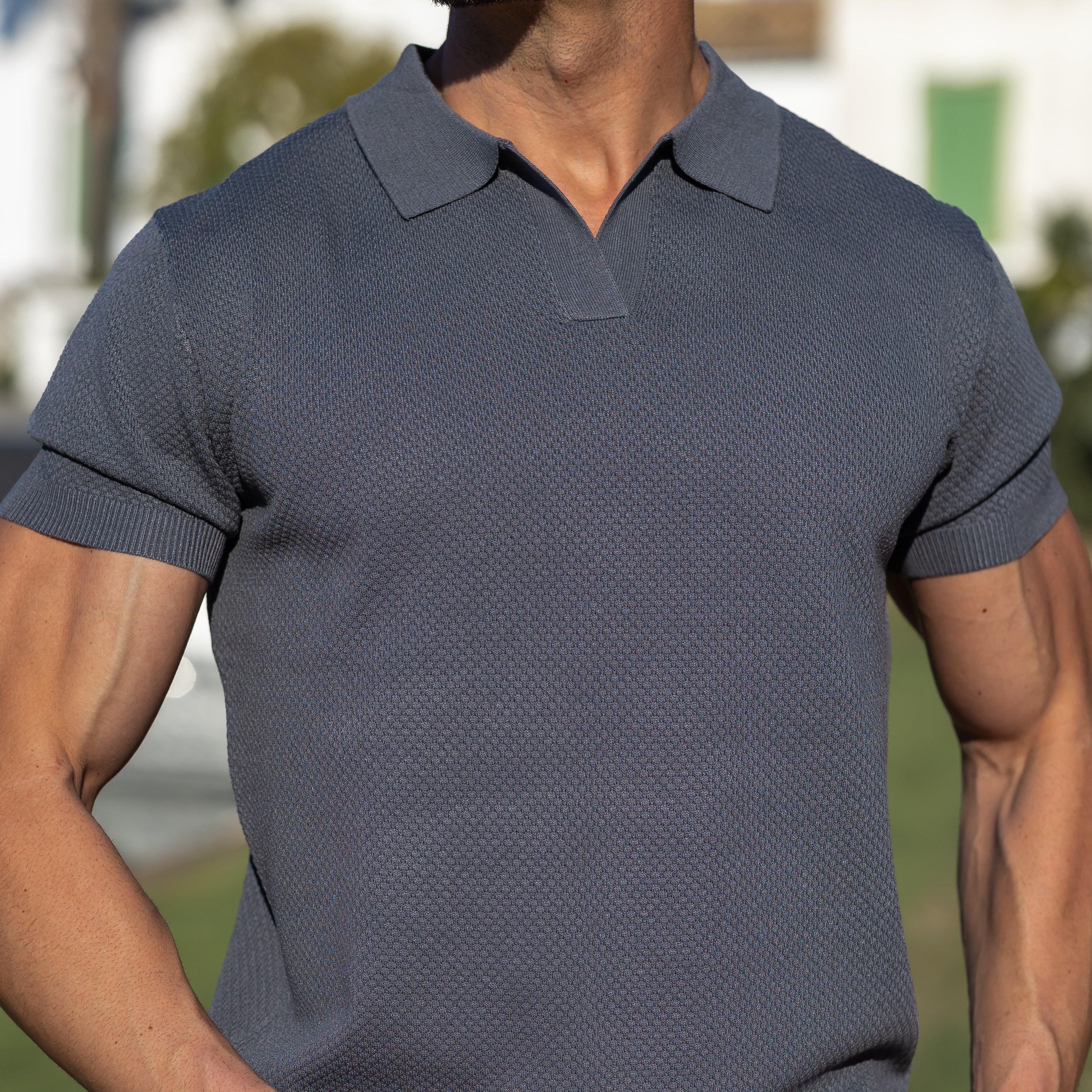 Men's Stylish Mesh Polo | Casual