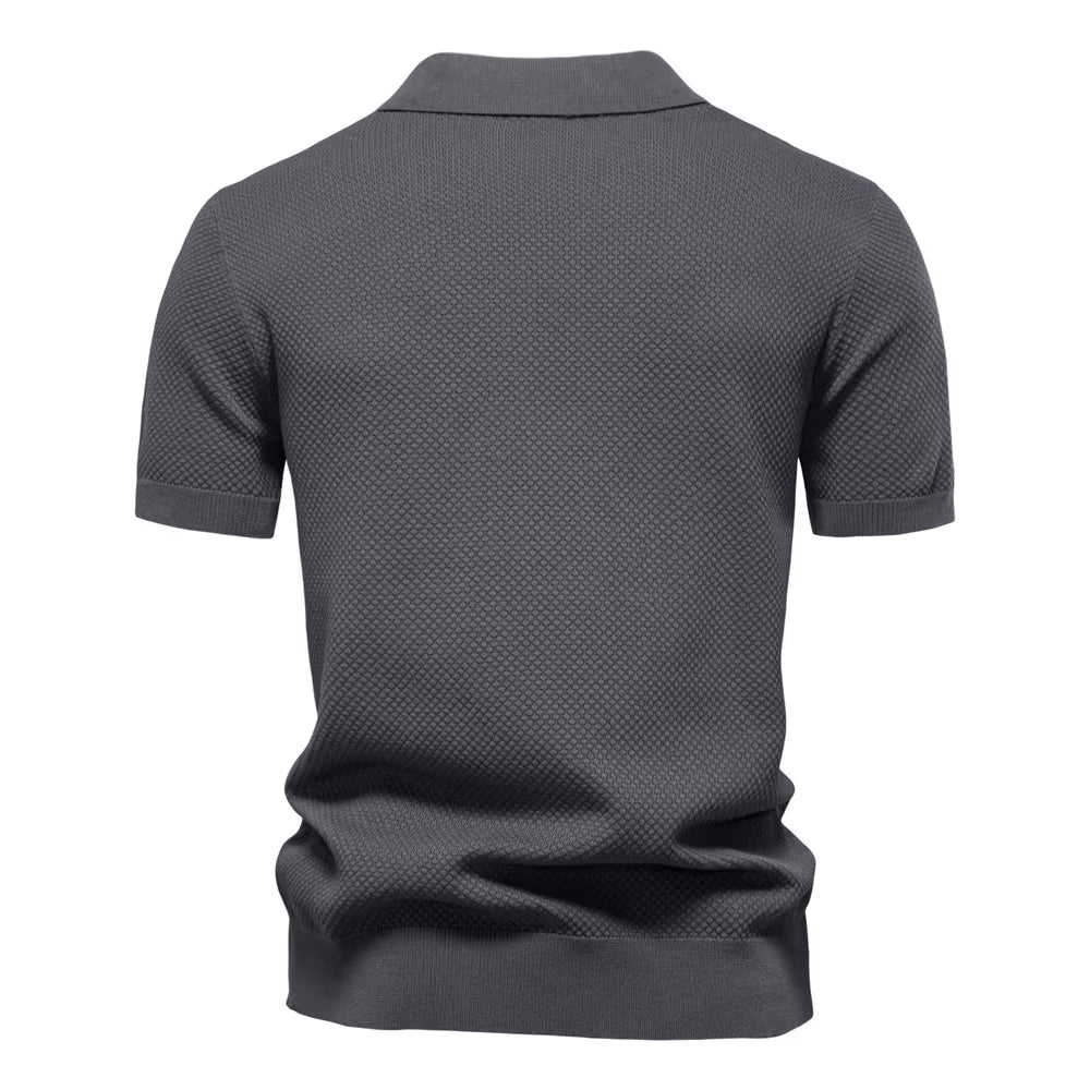 Men's Stylish Mesh Polo | Casual