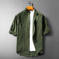 Men’s Rolled Linen Short Sleeve Shirt