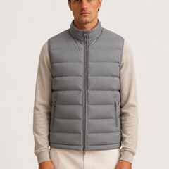 Men's Casual Gilet Bodywarmer Zip-Up Layering Sleeveless Outdoor Everyday Warm Versatile Comfort Modern