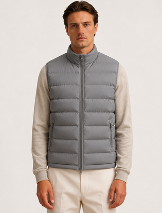 Men's Casual Gilet Bodywarmer Zip-Up Layering Sleeveless Outdoor Everyday Warm Versatile Comfort Modern