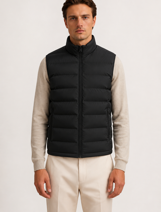 Men's Casual Gilet Bodywarmer Zip-Up Layering Sleeveless Outdoor Everyday Warm Versatile Comfort Modern