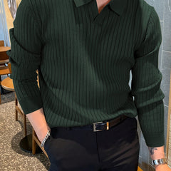 Men's Classic Knit Polo Shirt Short-Sleeve Collared Casual Everyday
