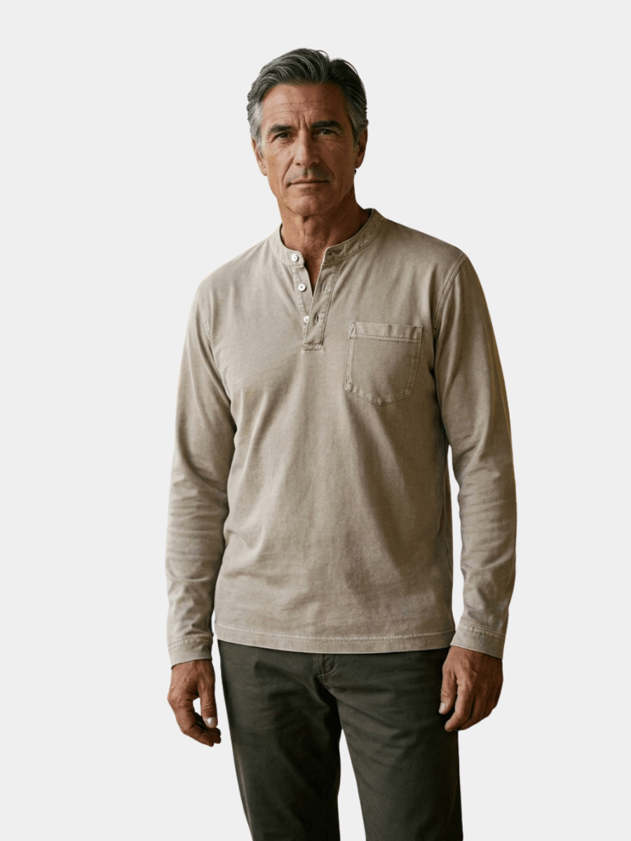 Men's Garment Washed Shirt Relaxed Fit Short Sleeve Classic Collar Casual Wear