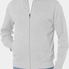 Men's Zip Front Jacket Casual Fit Long Sleeve Versatile Outdoor Wear
